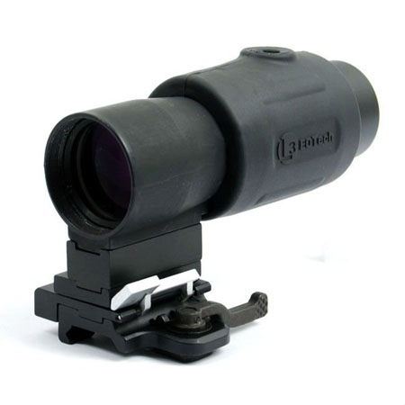G23 FTS 3X Black Magnifier Scope with Flip Mount